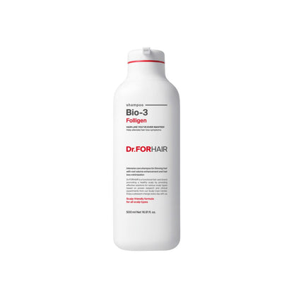 DR. FORHAIR Folligen Bio 3 Shampoo 500ml - Shop K-Beauty in Australia