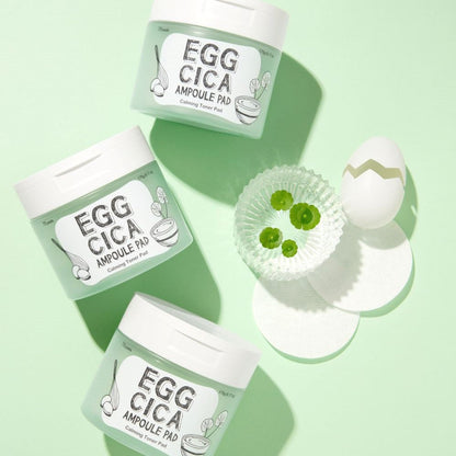 Egg Cica Ampoule Pad (70 sheets) - La Cosmetique