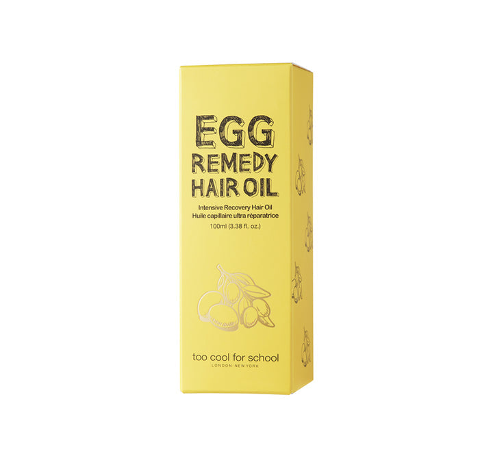 Too Cool For School Egg Remedy Hair Oil 100ml - Shop K-Beauty in Australia