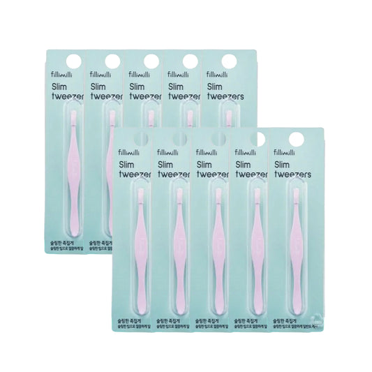 Slim Tweezers 10 Pcs Bundle