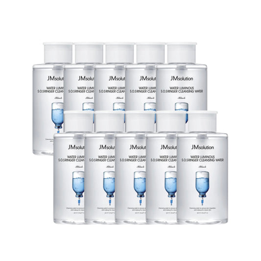 Water Luminous S.O.S ringer Cleansing Water Black 850ml - 10 Pcs Bundle