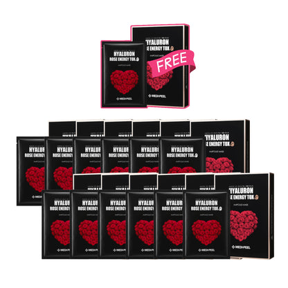 Hyaluron Rose Energy Tox Ampoule Mask 30ml x 10ea - 12+1
