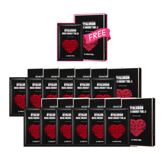 Hyaluron Rose Energy Tox Ampoule Mask 30ml x 10ea - 12+1