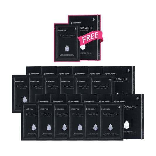Rose Diamond Radiant Glow Mask 25ml x 10ea - 12+1
