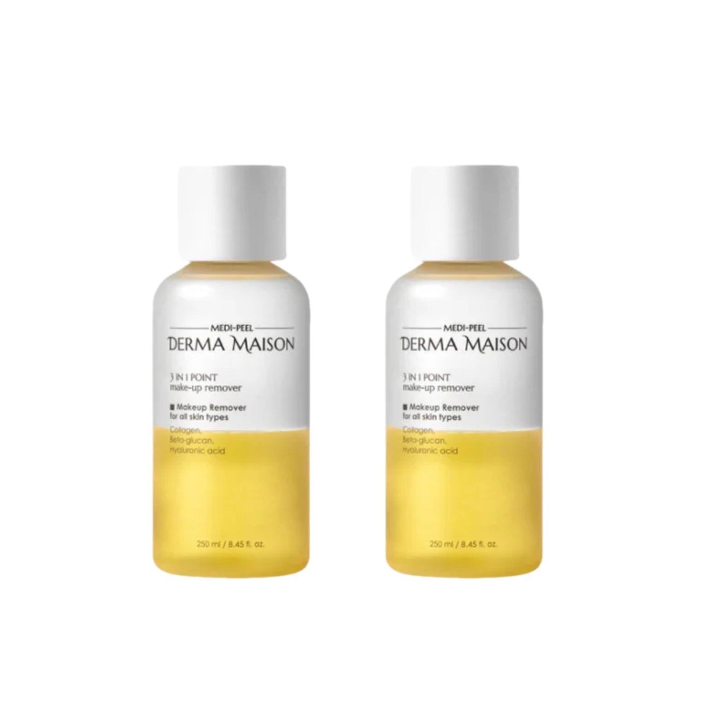 Point 3 In 1 Makeup Remover 250ml - 2 Pcs