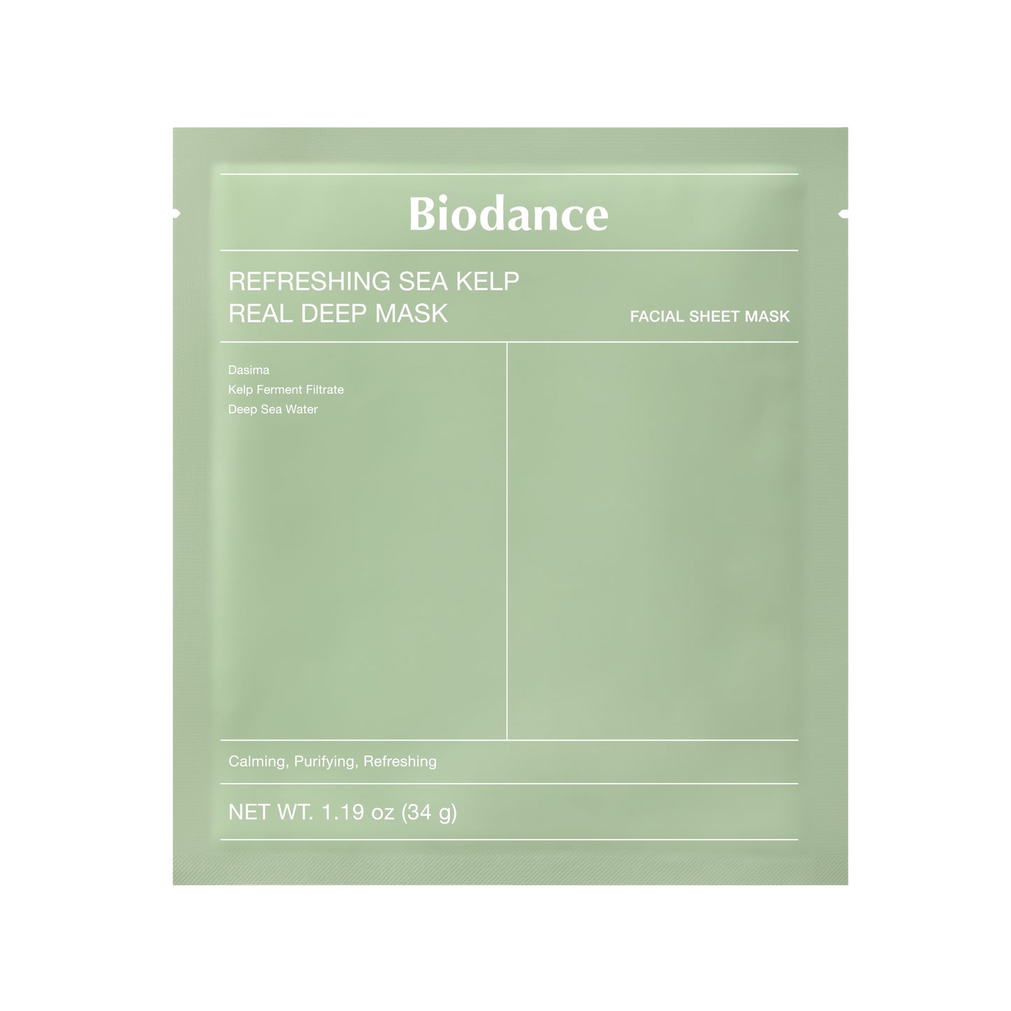 Refreshing Sea Kelp Real Deep Mask 4pc/box