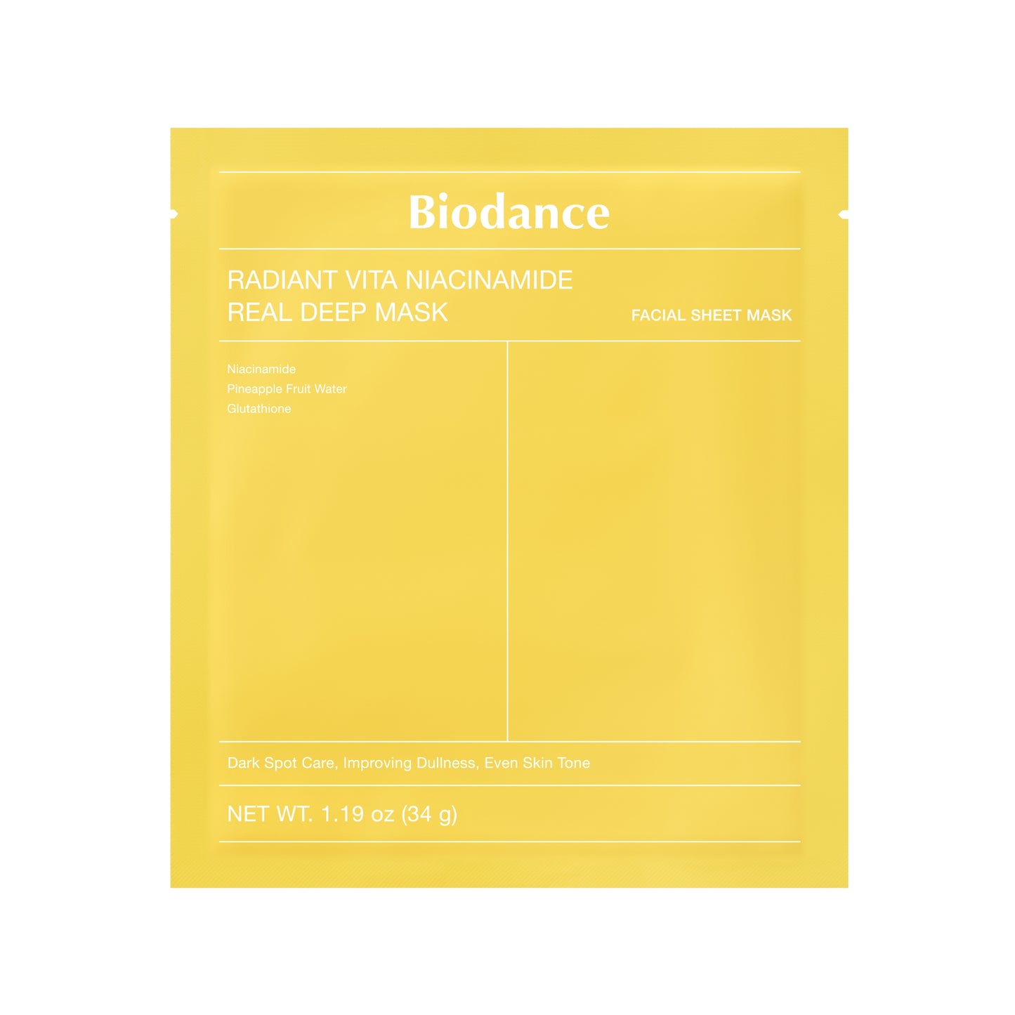 Radiant Vita Niacinamide Real Deep Mask 4pc/box