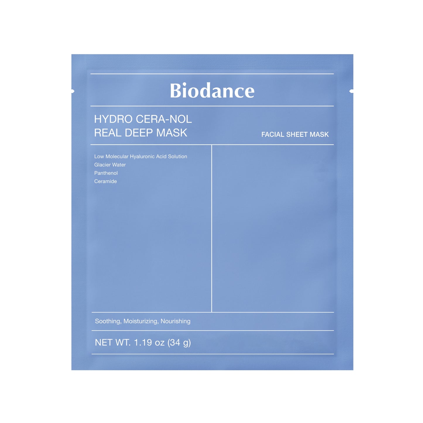 Hydro Cera-nol Real Deep Mask 4pc/Box