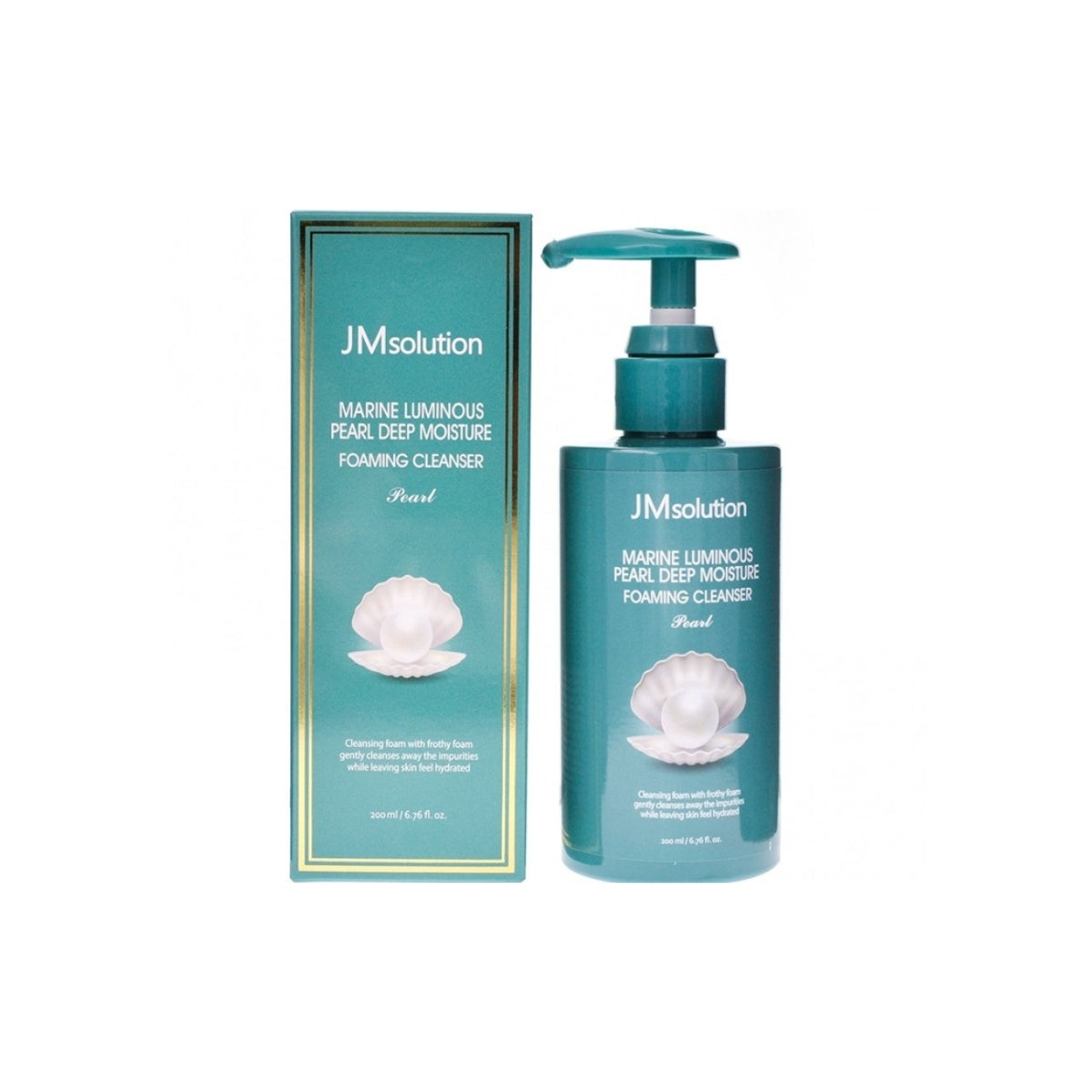 JM Solution Marine Luminous Pearl Deep Moisture Foaming Cleanser Pearl 200Ml - Bulk buy at Pharmacoo K-Beauty Wholesale