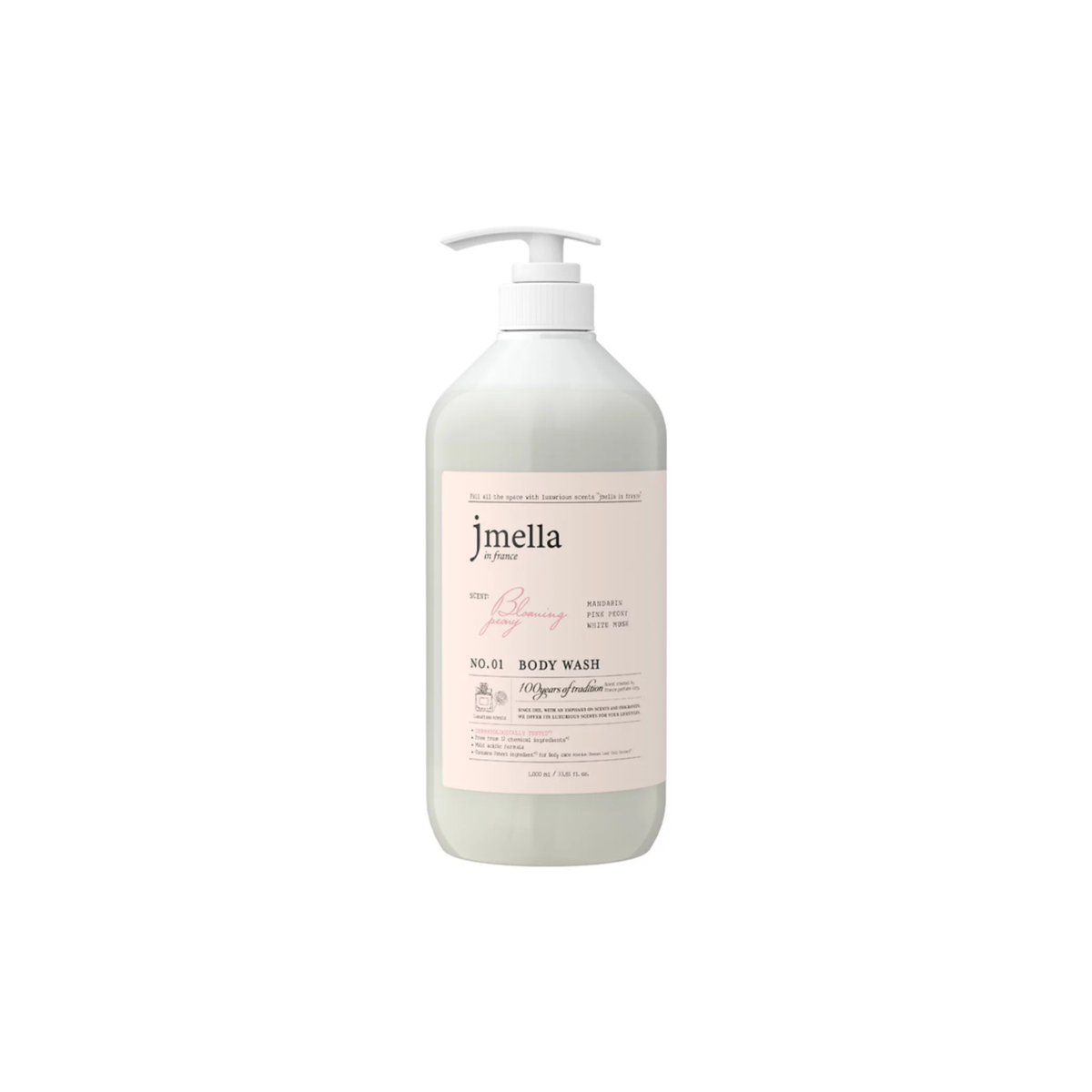 Jmella Blooming Peony Body Wash 1000ml - Shop K-Beauty in Australia