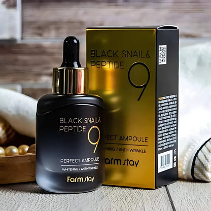 Farmstay Black Snail & Peptide 9 Perfect Ampoule