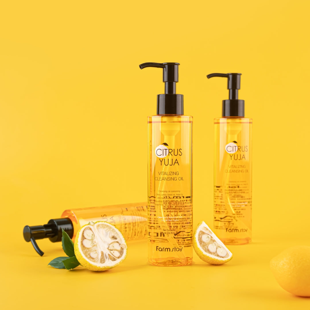 Farmstay Citrus Yuja Vitalizing Cleansing Oil