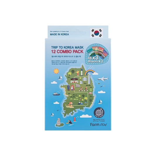 Farmstay Trip to Korea Mask 12 Combo Pack