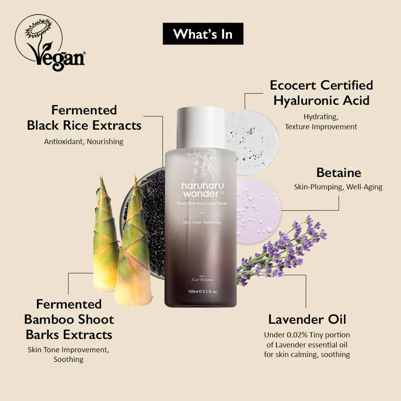 Haruharu Wonder Black Rice Hyaluronic Toner | La Cosmetique Australia