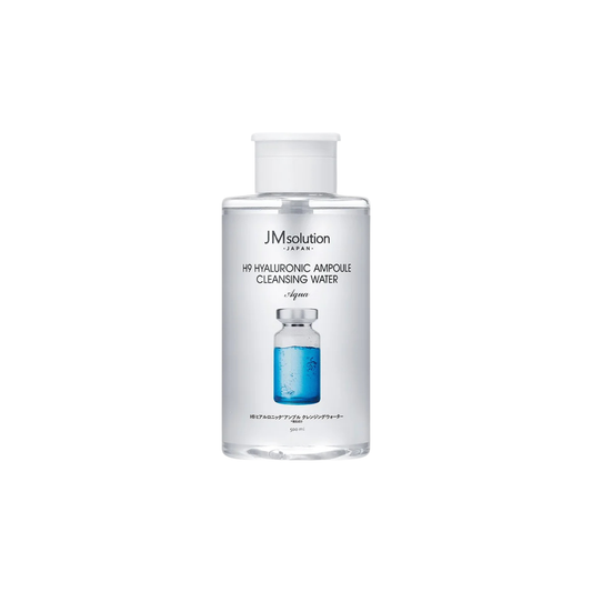 JM Solution Japan H9 Hyaluronic Ampoule Cleansing Water Aqua 500ml - Bulk buy at Pharmacoo K-Beauty Wholesale