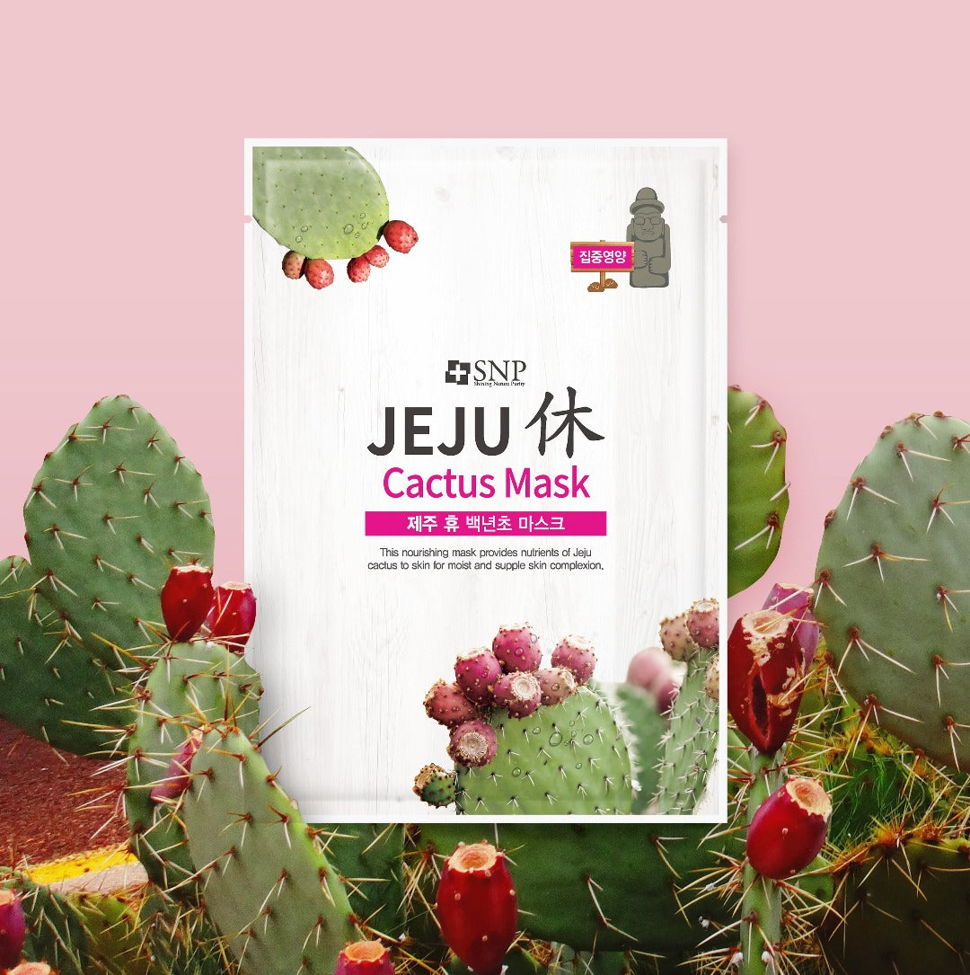 SNP Jeju Cactus Mask - La Cosmetique