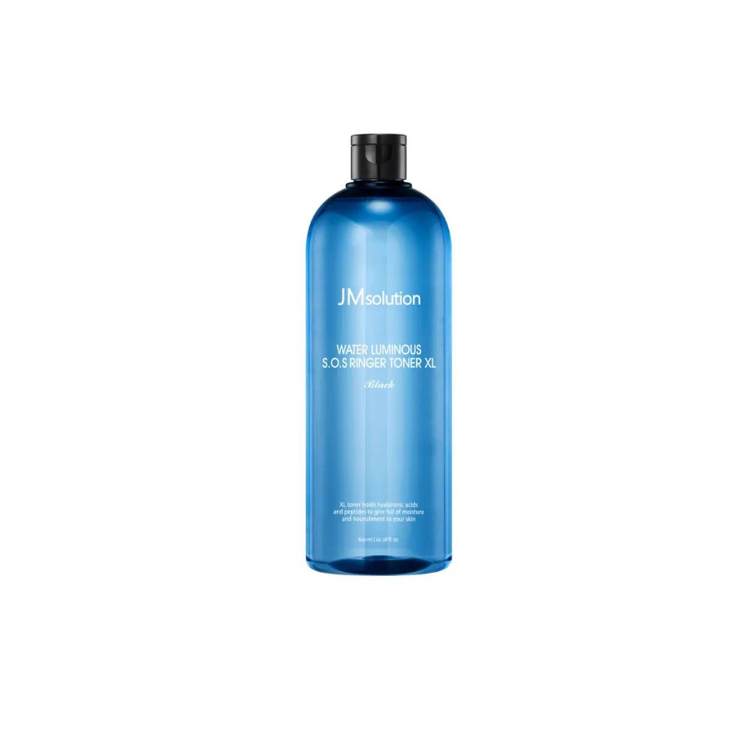 JM Solution Water Luminous S.O.S Ringer Toner XL Black 600ml - Bulk buy at Pharmacoo K-Beauty Wholesale