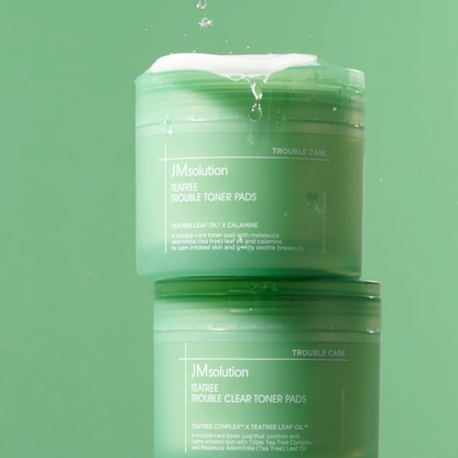 JM Solution Teatree Trouble Clear Toner Pads 100 Pads - Bulk buy at Pharmacoo K-Beauty Wholesale
