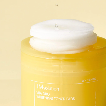 JM Solution Vita Duo Whitening Toner Pads 100 Pads - Bulk buy at Pharmacoo K-Beauty Wholesale