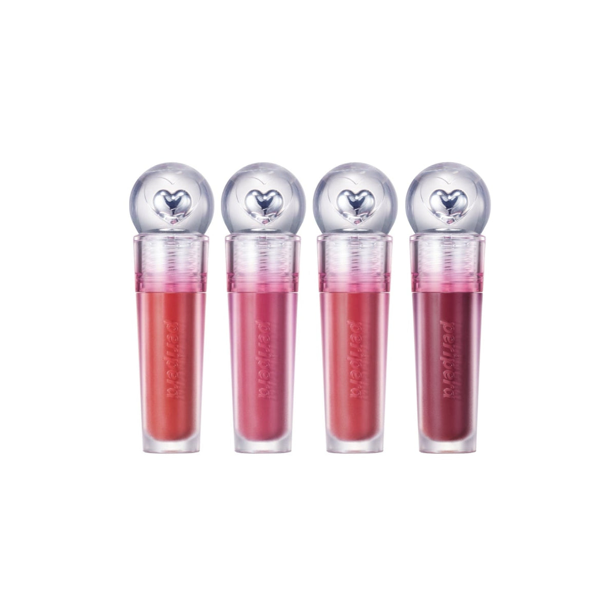 Peripera Ink Jellable Lip Tint in a vibrant color, showcasing a smooth, glossy texture in a close-up shot.