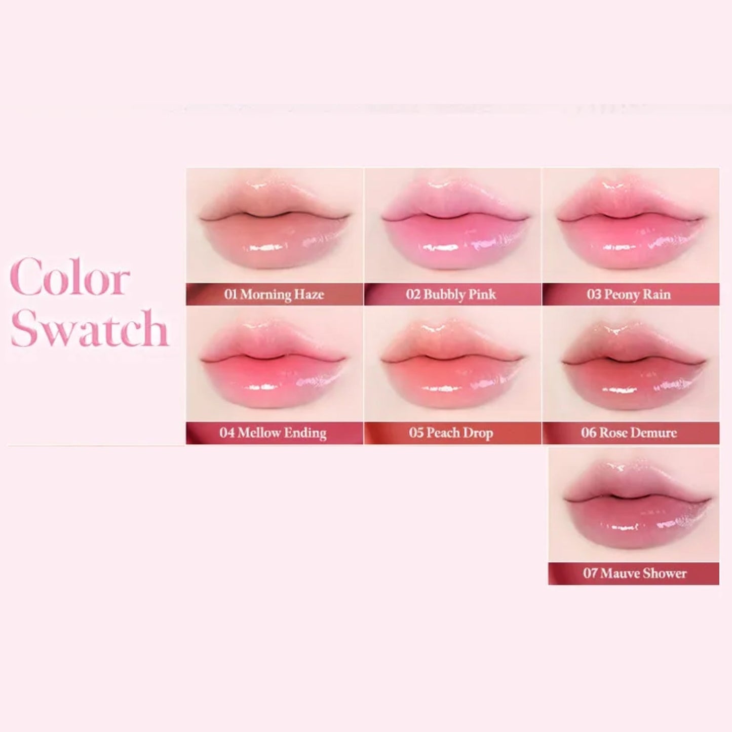 Milk Touch Dew Stain Sheer Lip Gloss (7 Shades) - Bulk Buy K-Beauty in Australia