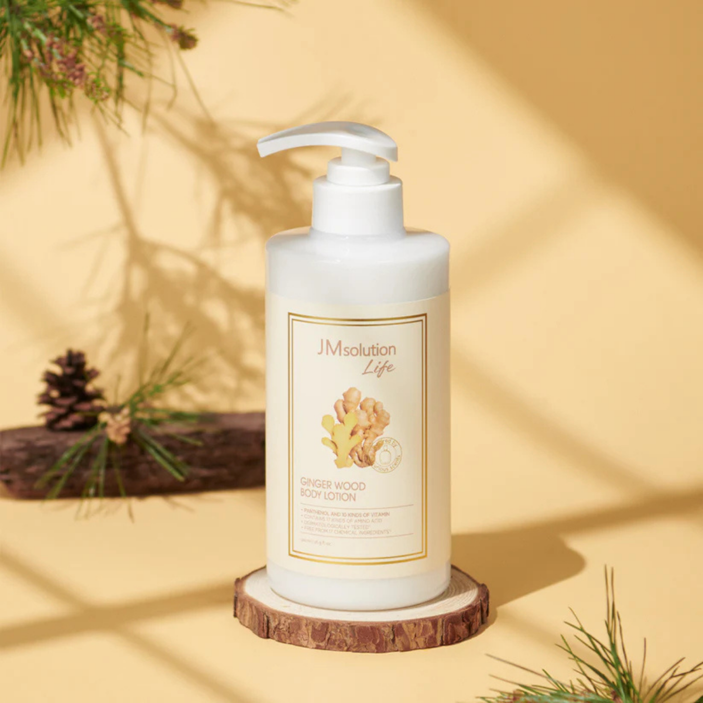 JM Solution Life Ginger Wood Body Lotion 500ml - Bulk buy at Pharmacoo K-Beauty Wholesale