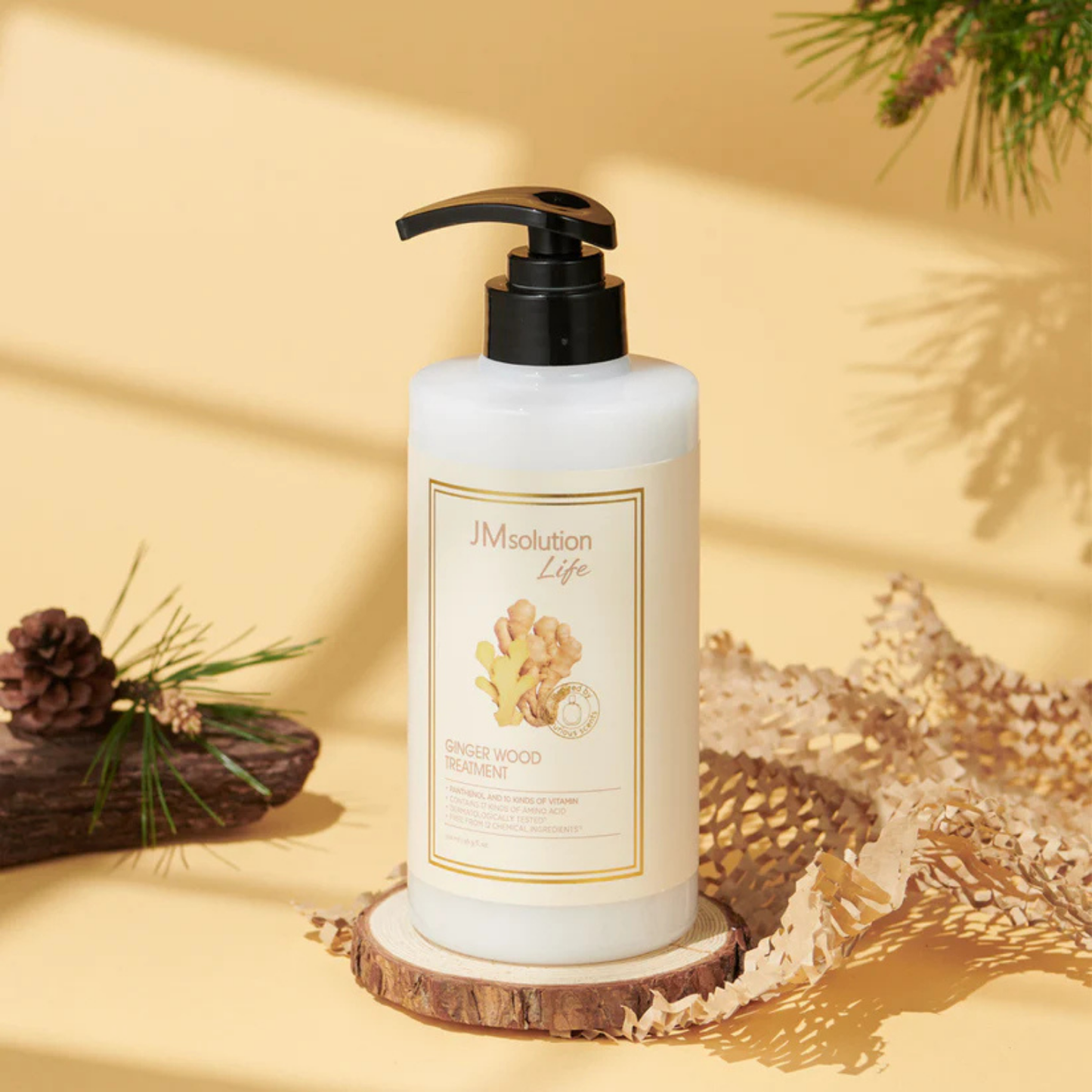 JM Solution Life Ginger Wood Treatment 500ml - Bulk buy at Pharmacoo K-Beauty Wholesale