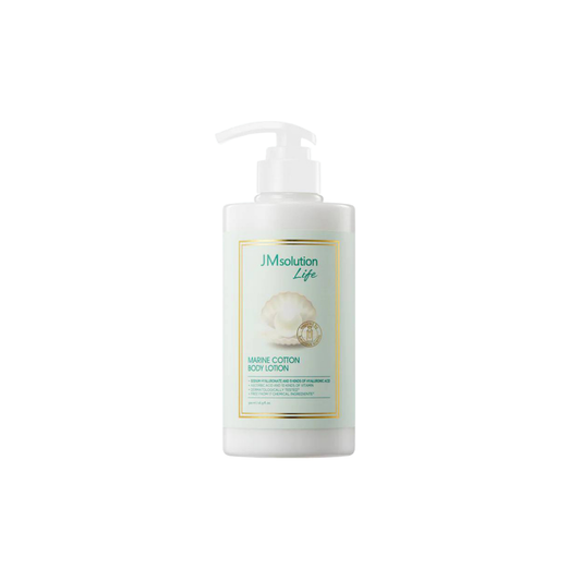 JM Solution Life Marine Cotton Body Lotion 500ml - Bulk buy at Pharmacoo K-Beauty Wholesale