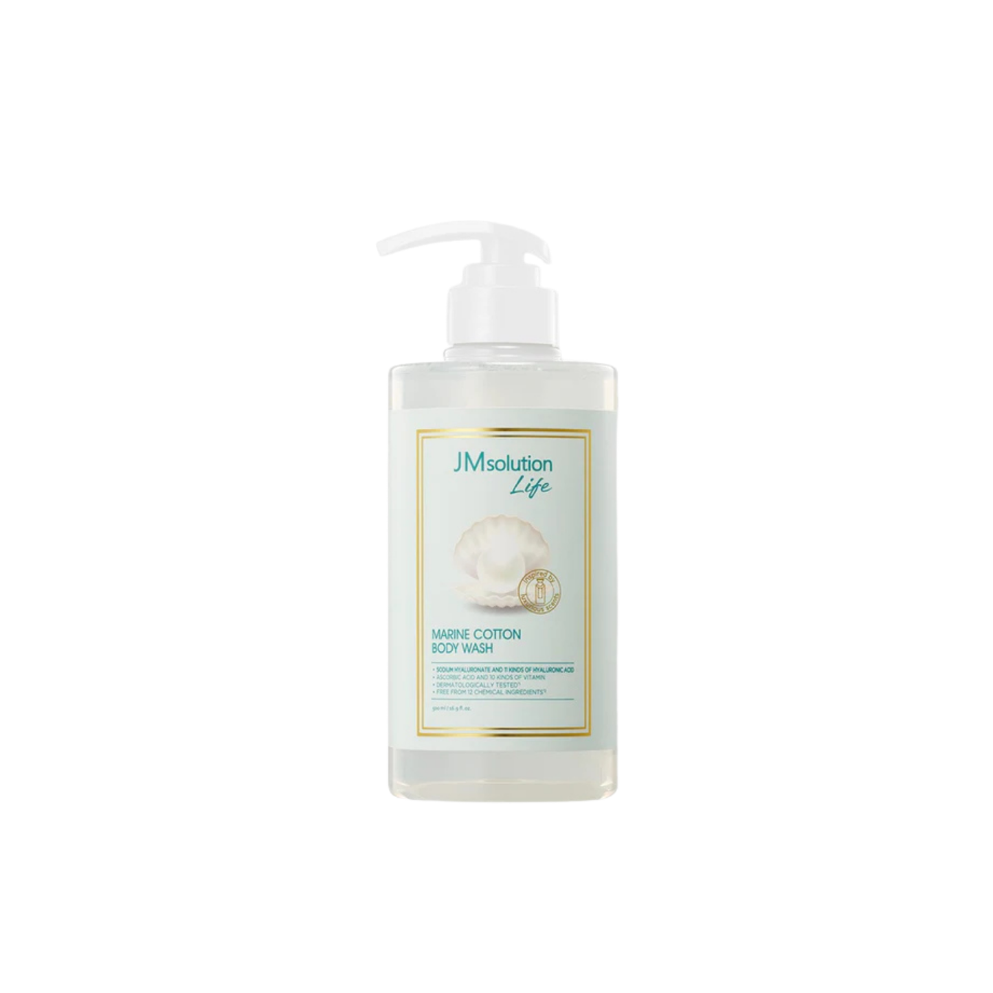 JM Solution Life Marine Cotton Body Wash 500ml - Bulk buy at Pharmacoo K-Beauty Wholesale