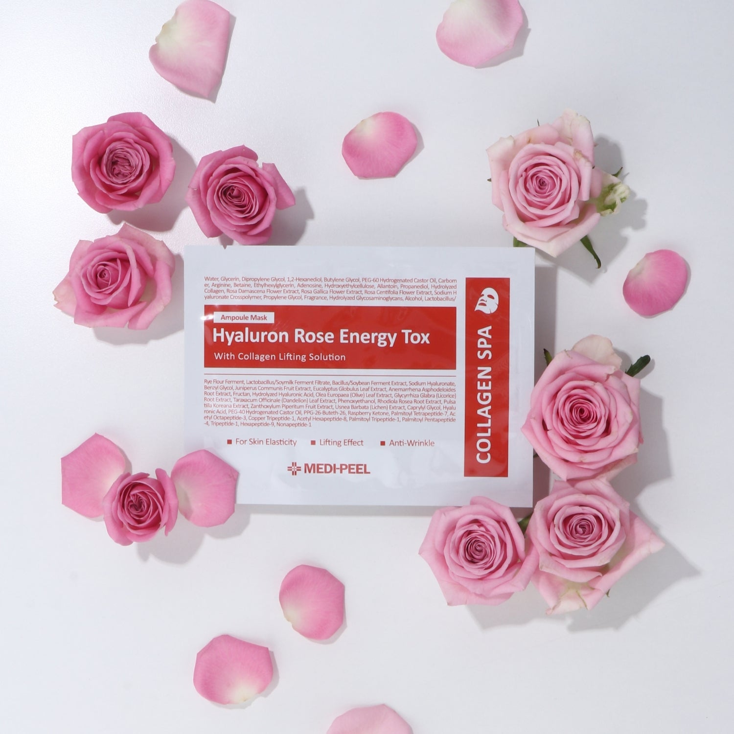 MEDI-PEEL Hyaluron Rose Energy Tox Ampoule Mask