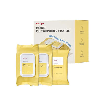 Manyo Pure Cleansing Tissue (80 Sheets) SET - Shop K-Beauty in Australia