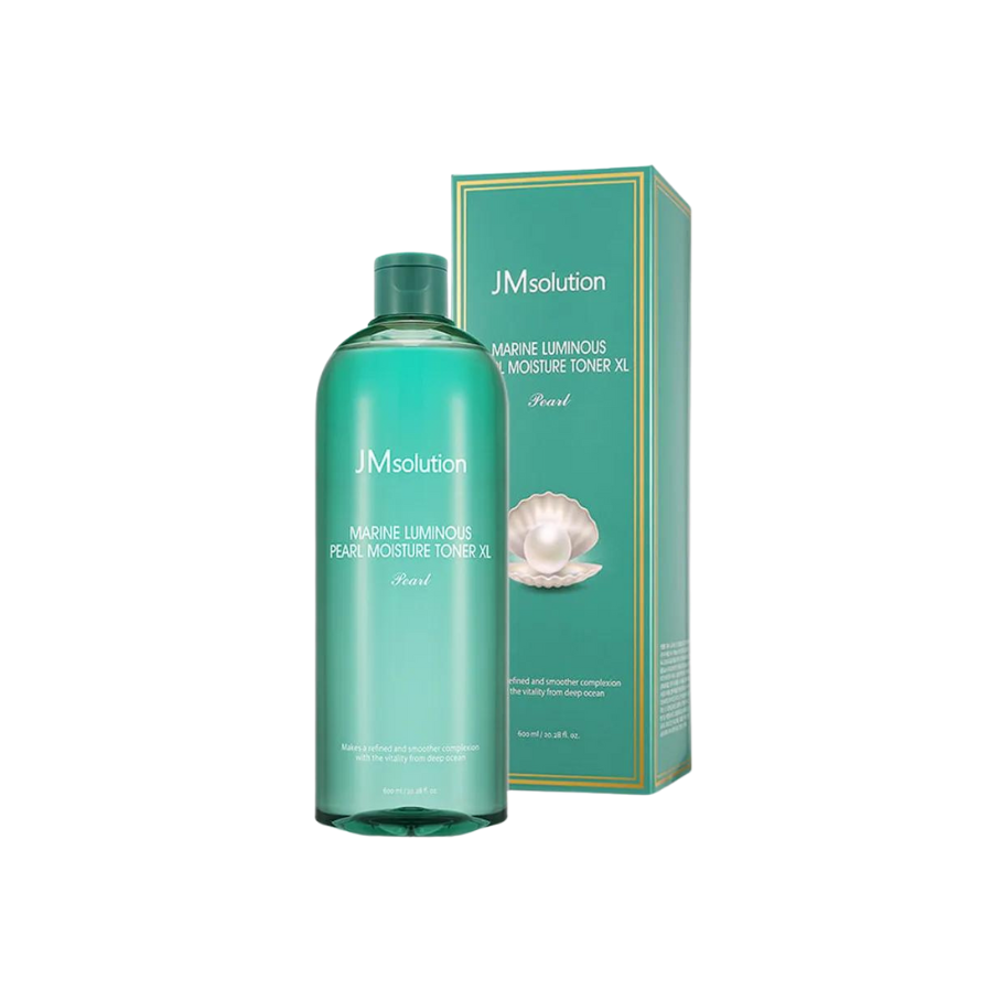 JM Solution Marine Luminous Pearl Moisture Toner XL Pearl 600ml - Bulk buy at Pharmacoo K-Beauty Wholesale