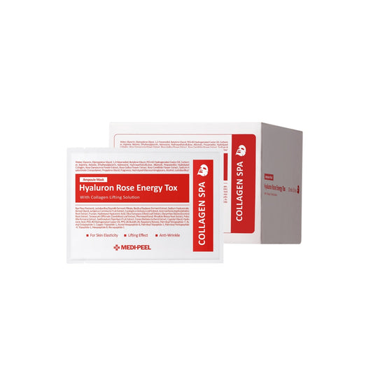 Medi-Peel Hyaluron Rose Energy Tox Ampoule Mask 30mlx50ea