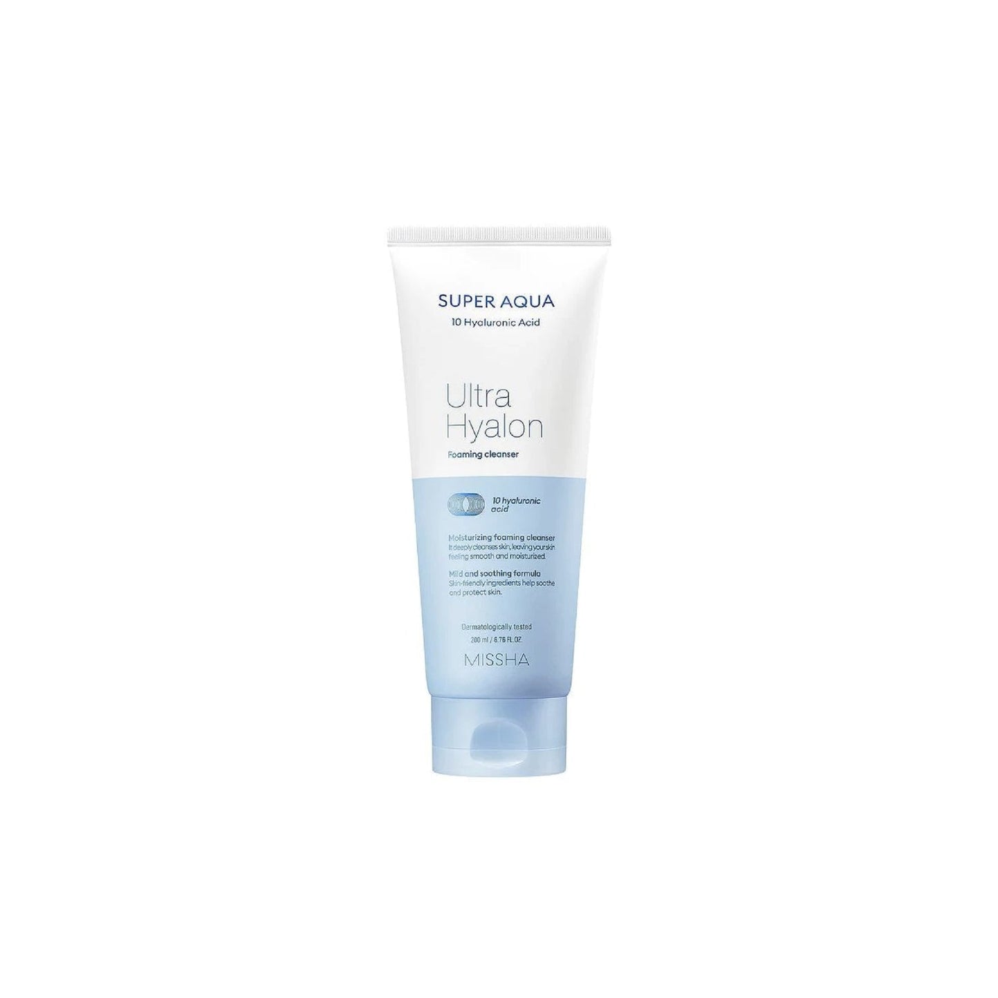 Missha Super Aqua Ultra Hyalron Foaming Cleanser 200ml