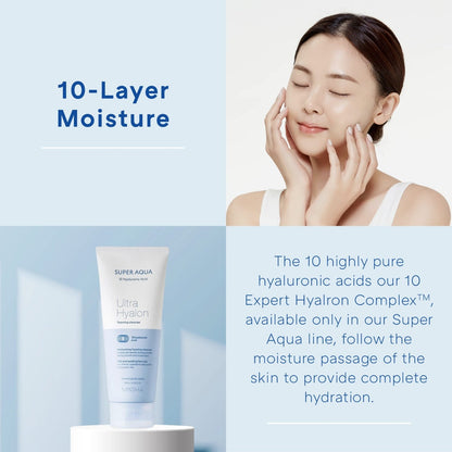 Missha Super Aqua Ultra Hyalron Foaming Cleanser 200ml