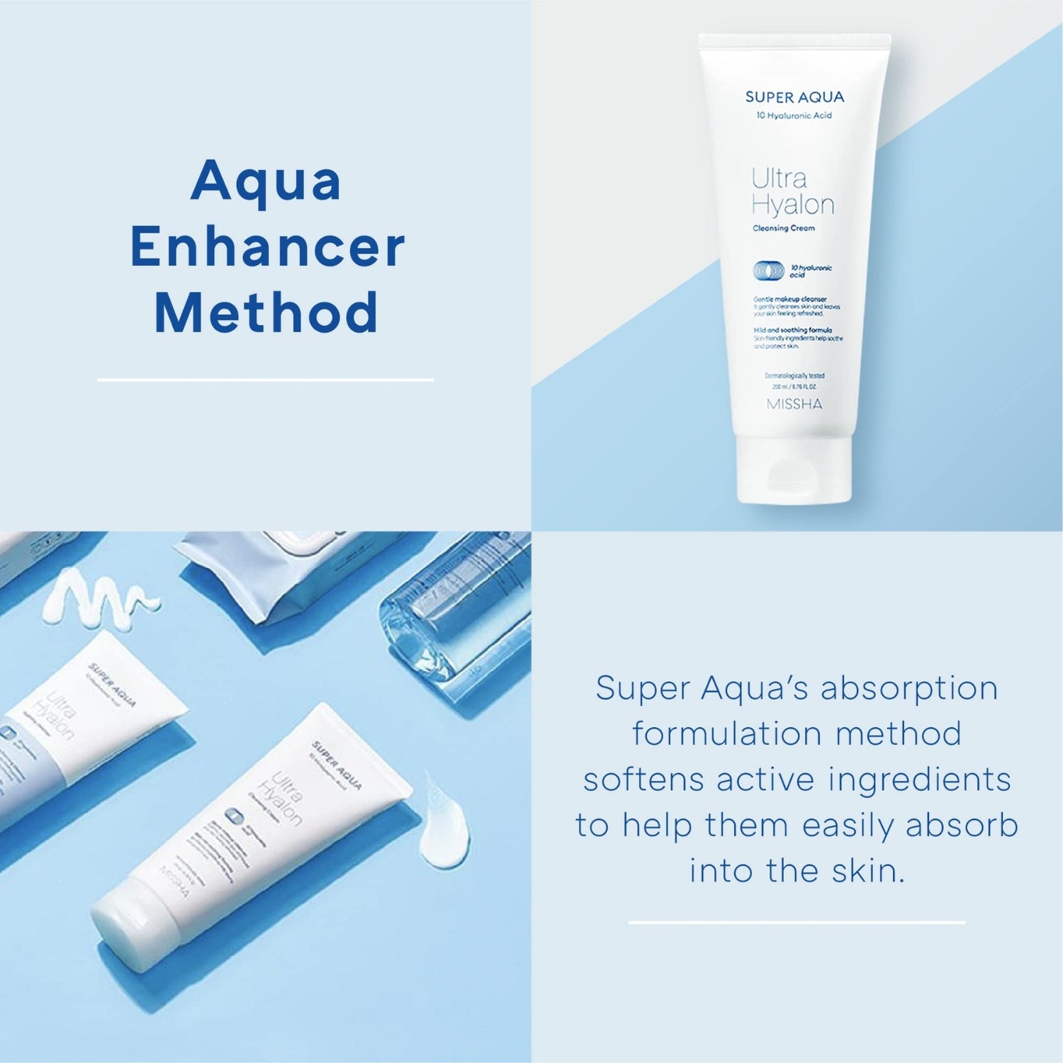 Missha Super Aqua Ultra Hyalron Foaming Cleanser 200ml