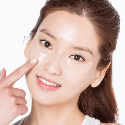 Missha Speedy Solution Firming Gel Eye Patch, 10g, showing the eye patch with gel formula and packaging on a clean background.