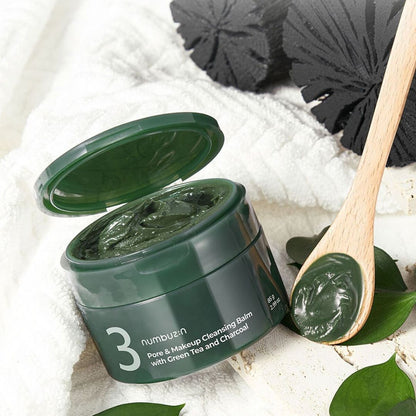 No. 3 Pore & Makeup Cleansing Balm with Green Tea and Charcoal 85g