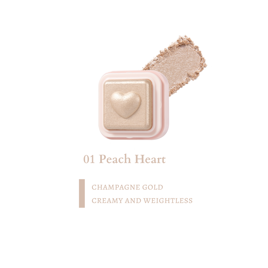 COLORGRAM Milk Bling Heartlighter (Available in 4 colours) - Shop K-Beauty in Australia