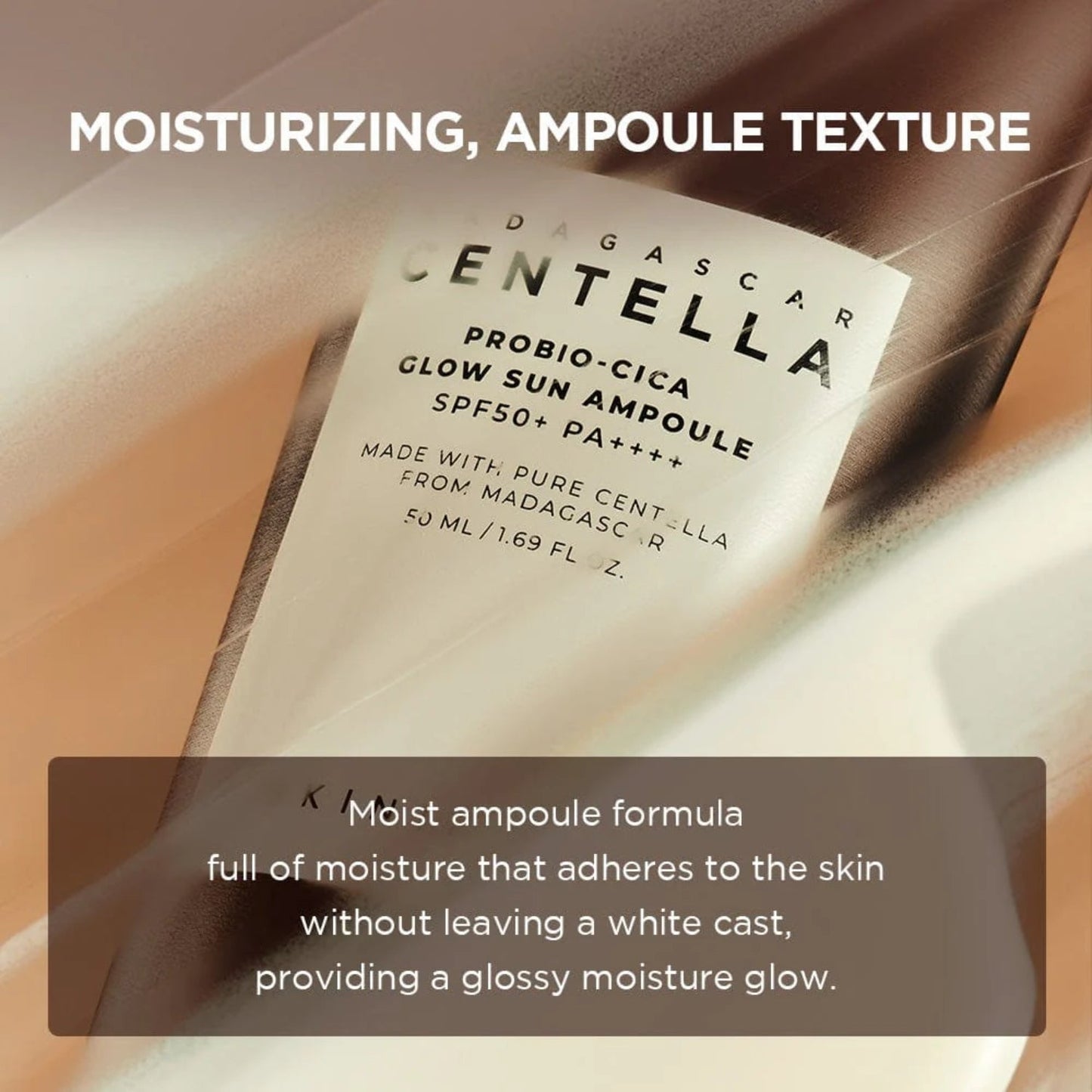SKIN1004 Madagascar Centella Probio-Cica Glow Sun Ampoule 50ml