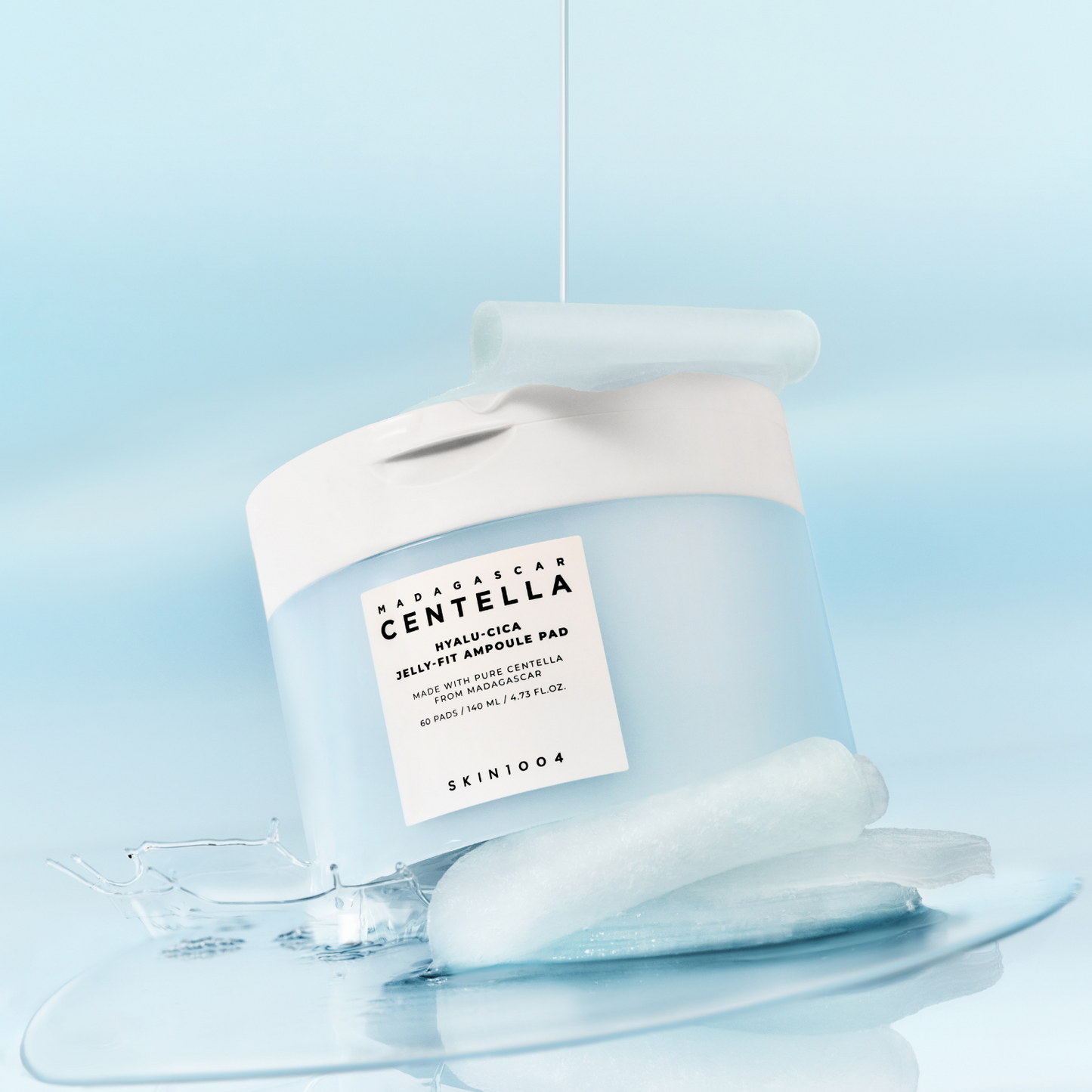 SKIN1004 Madagascar Centella Hyalu-Cica Jelly-Fit Ampoule Pad 60pads - Shop K-Beauty in Australia