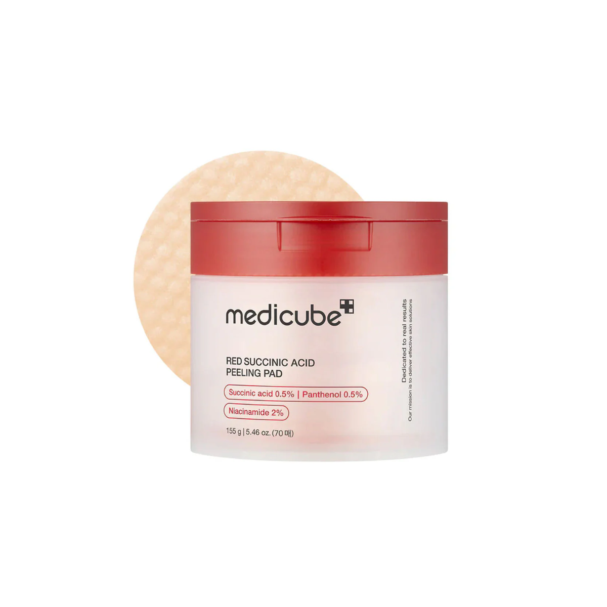 MEDICUBE Red Succinic Acid Peeling Pad 70pcs - Bulk Buy K-Beauty in Australia