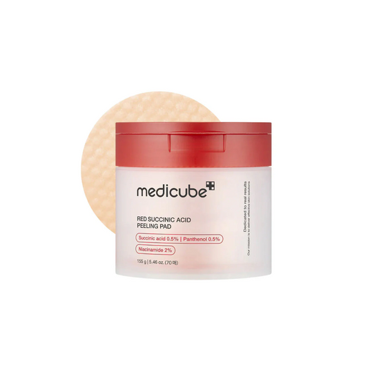 MEDICUBE Red Succinic Acid Peeling Pad 70pcs - Bulk Buy K-Beauty in Australia