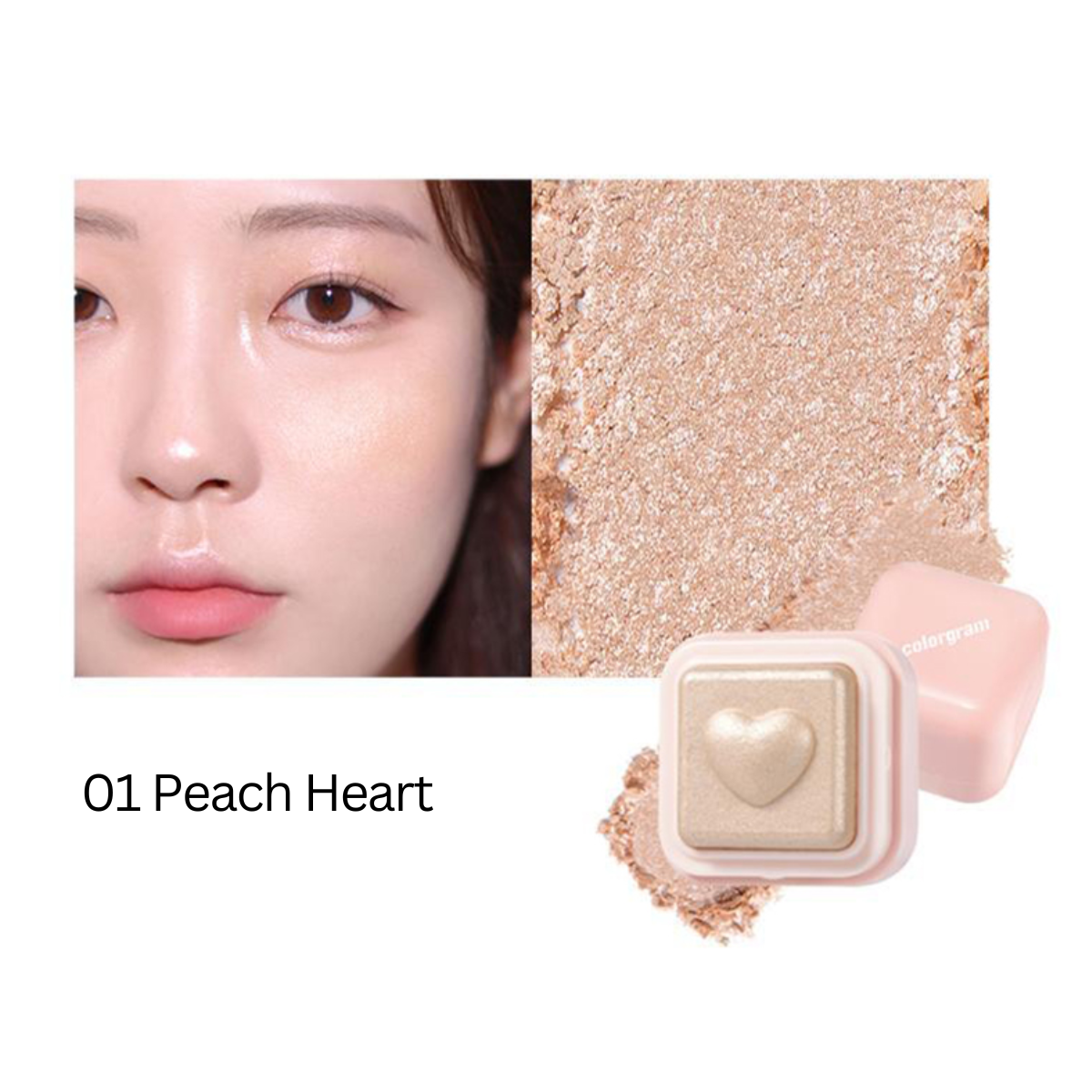 COLORGRAM [New] Milk Bling Heartlighter (5 Shades) - Shop K-Beauty in Australia