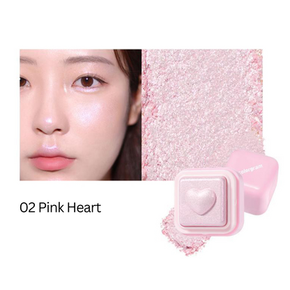 COLORGRAM [New] Milk Bling Heartlighter (5 Shades) - Shop K-Beauty in Australia