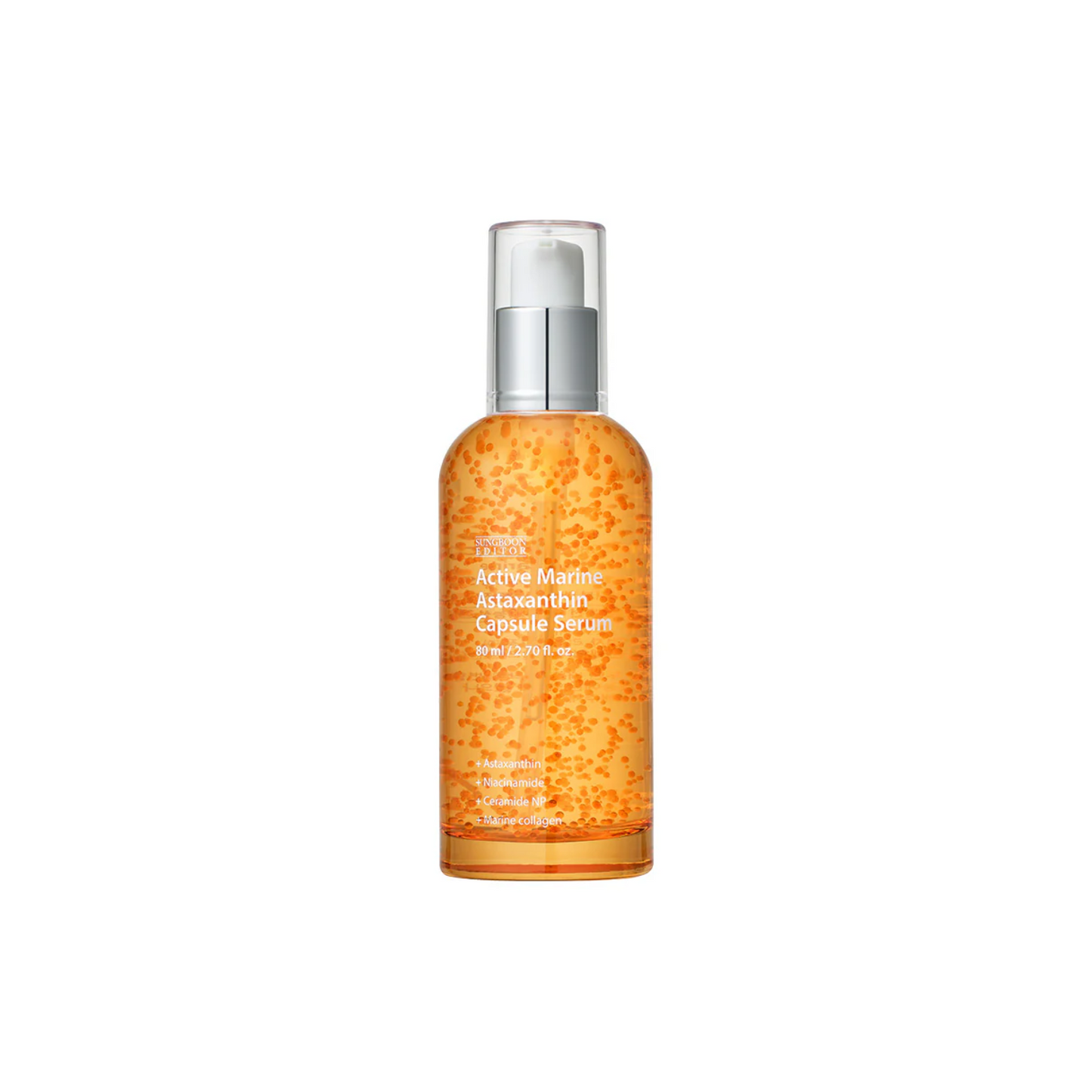 Sungboon Editor Active Marine Astaxanthin Capsule Serum 80ml - Shop K-Beauty in Australia