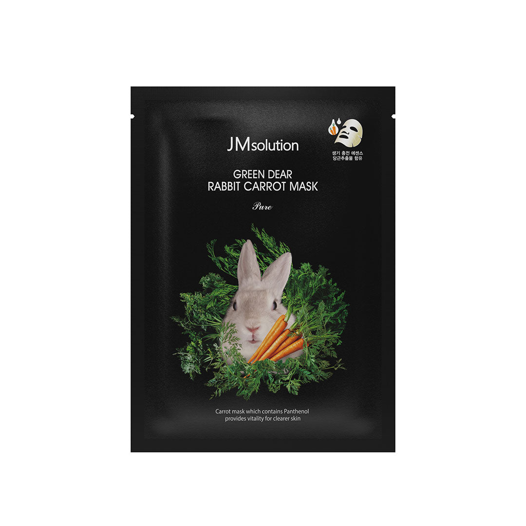 JM SolutionGreen Dear Carrot Mask Pure 10pcs - La Cosmetique