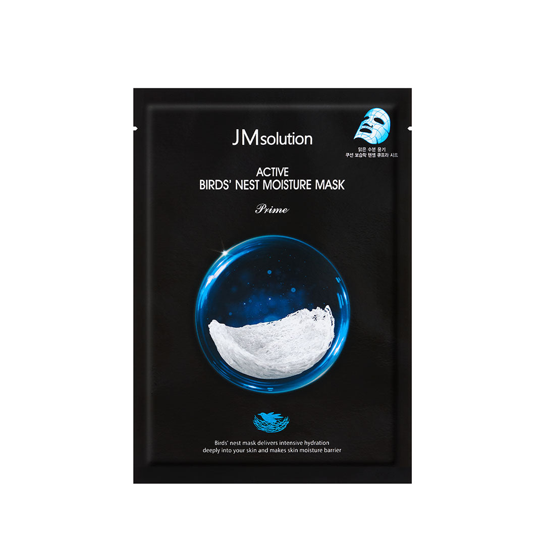 JM SolutionActive Birds' Nest Moisture Mask Prime (10 sheets/box) - Bulk buy at Pharmacoo K-Beauty Wholesale