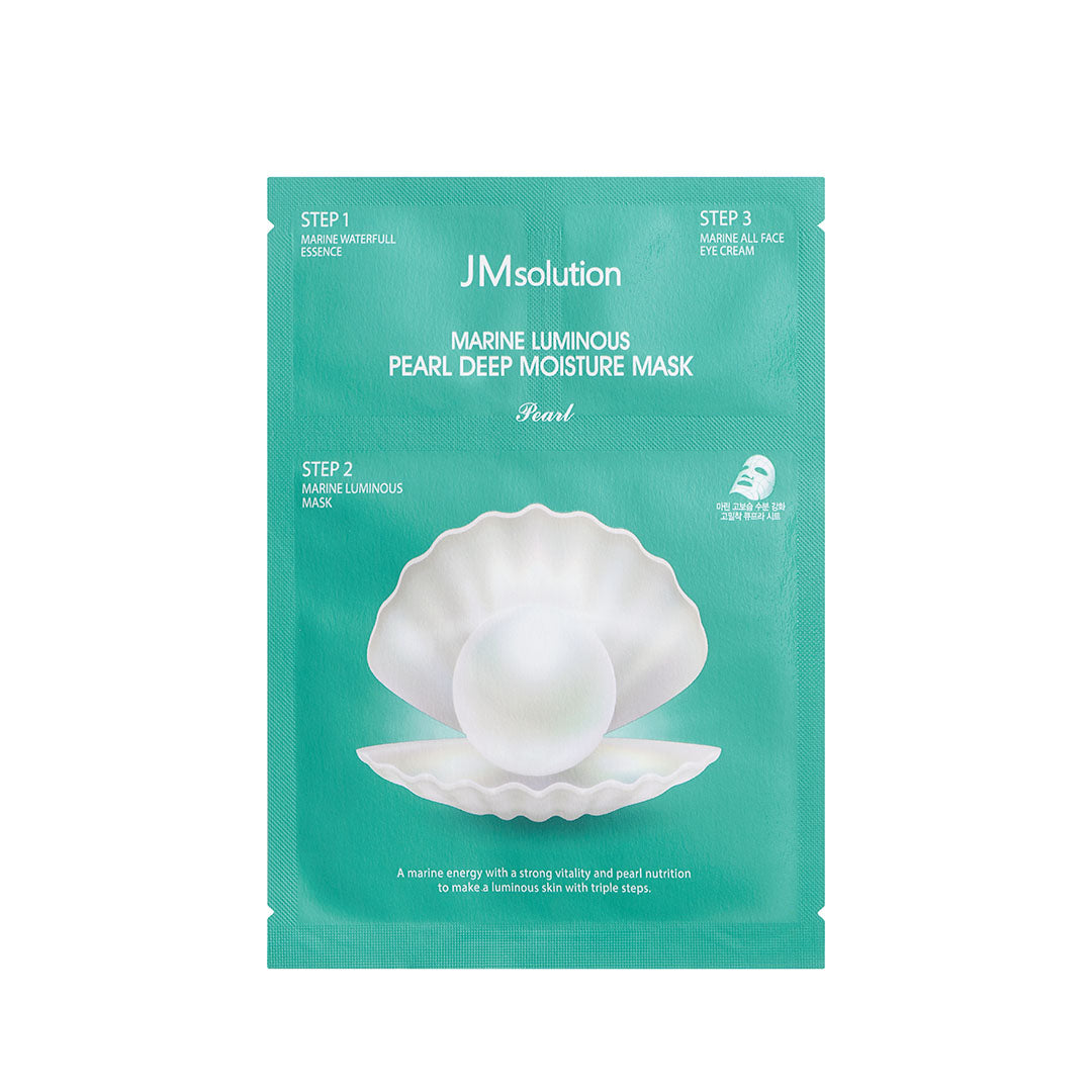 JM SolutionMarine Luminous Pearl Deep Moisture Mask Pearl 10pcs - La Cosmetique
