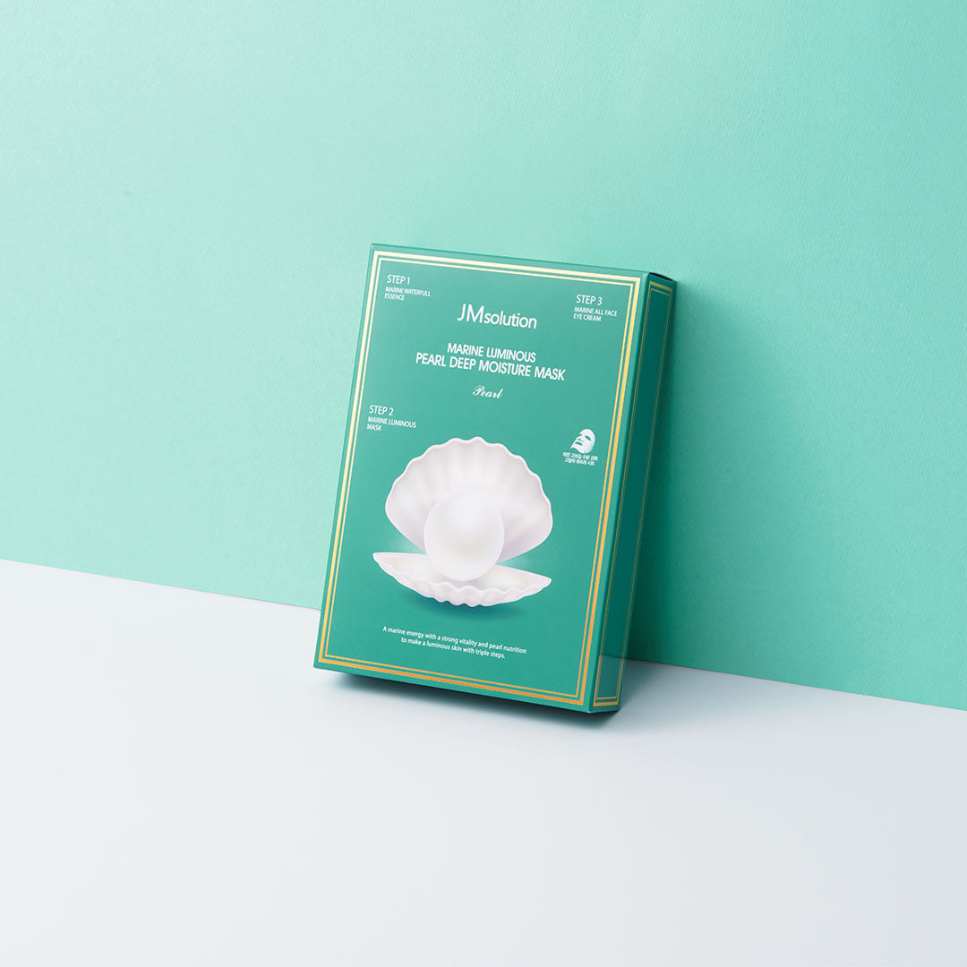 JM SolutionMarine Luminous Pearl Deep Moisture Mask Pearl 10pcs - La Cosmetique